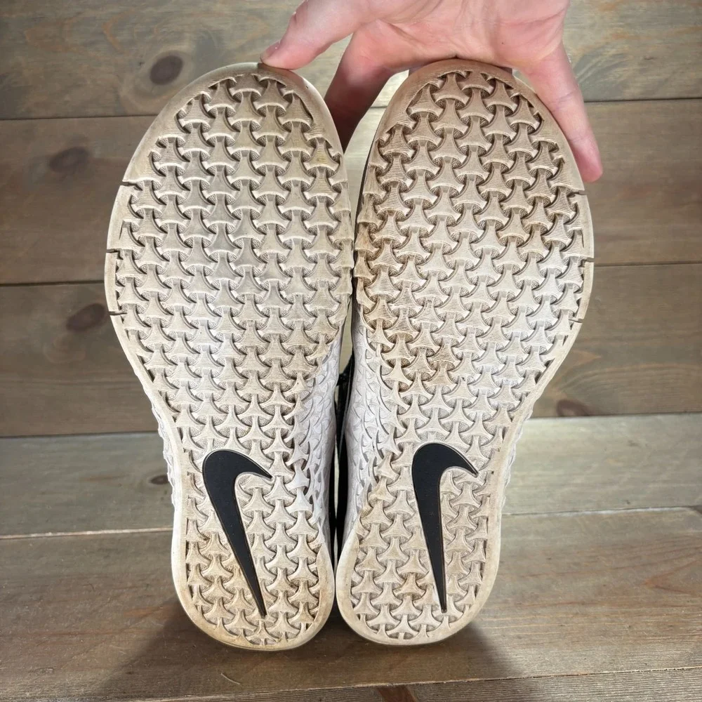 Nike Metcon 3 Womens size 9.5 shoes Black Training Crossfit Lace Up sneakers